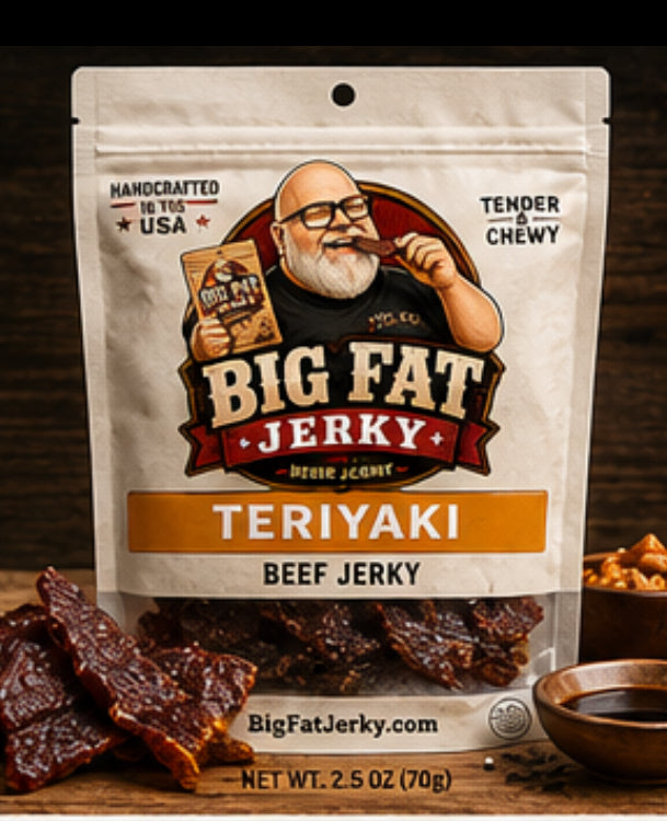 Teriyaki Soft Beef Jerky - 2.5oz Bag