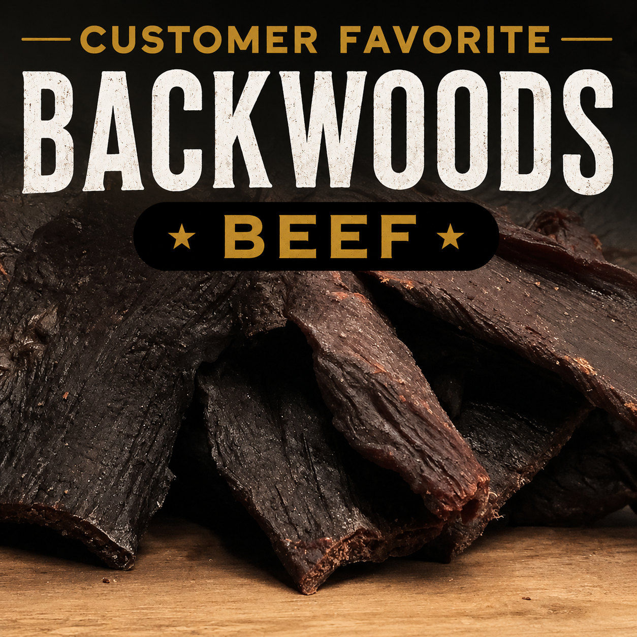 Backwoods Beef - Original Flavor - Big Fat Jerky - 4oz bag