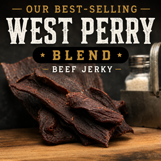 West Perry Blend - Old West Jerky - 4oz bag